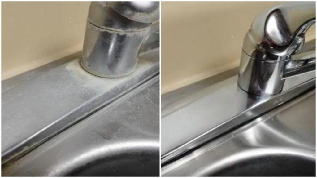 Take Sinks from Stained to Shining With Vinegar