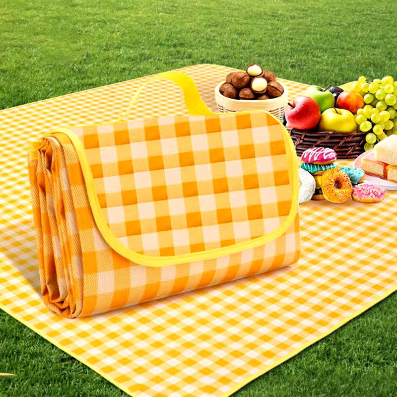 Outdoor picnic mat waterproof and moisture-proof portable foldable field  camping mat tablecloth Mat Beach Blanket, Furniture & Home Living, Outdoor  Furniture on Carousell